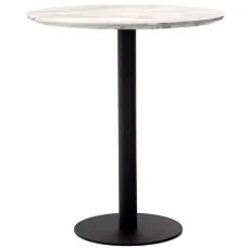 Bar table BT-01 white marble black